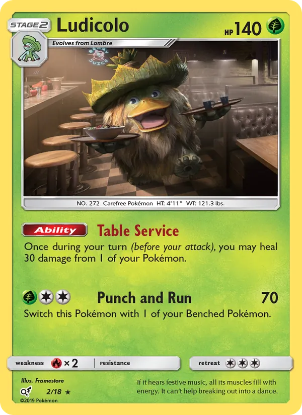 Ludicolo 2/18