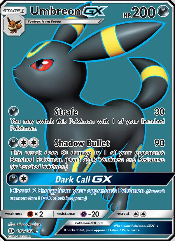 Umbreon GX 142/149