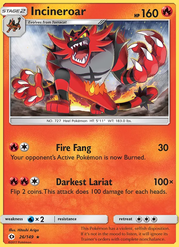 Incineroar 26/149