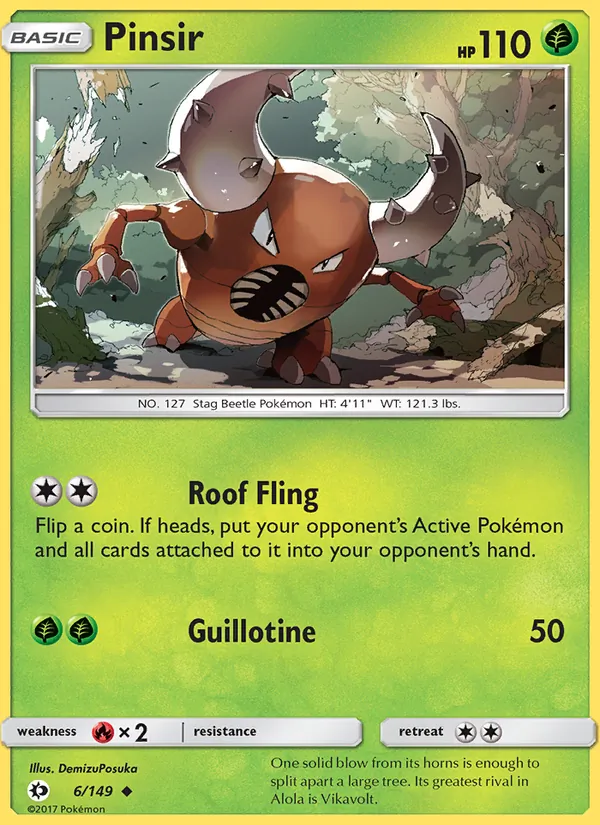 Pinsir 6/149