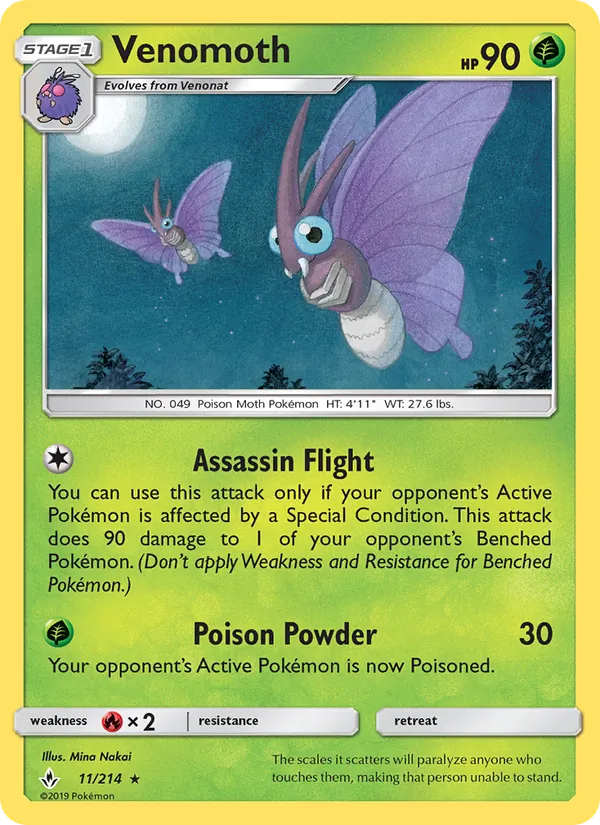 Venomoth 11/214