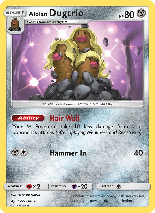 Alolan Dugtrio 122/214