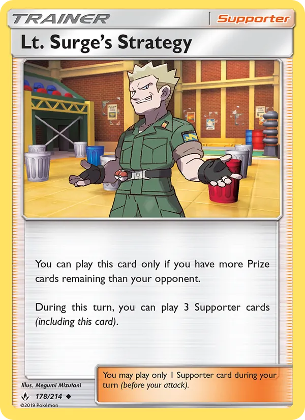 Lt. Surge’s Strategy 178/214