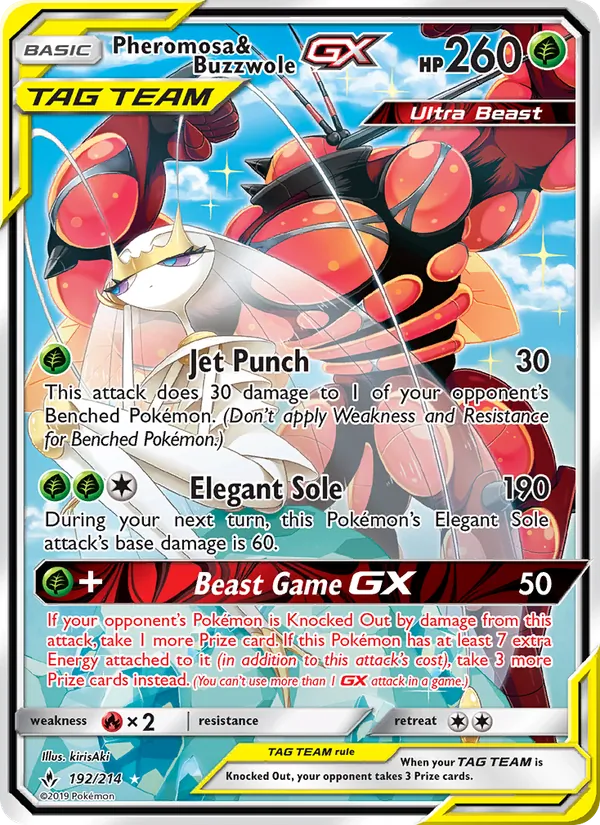 Pheromosa & Buzzwole GX 192/214