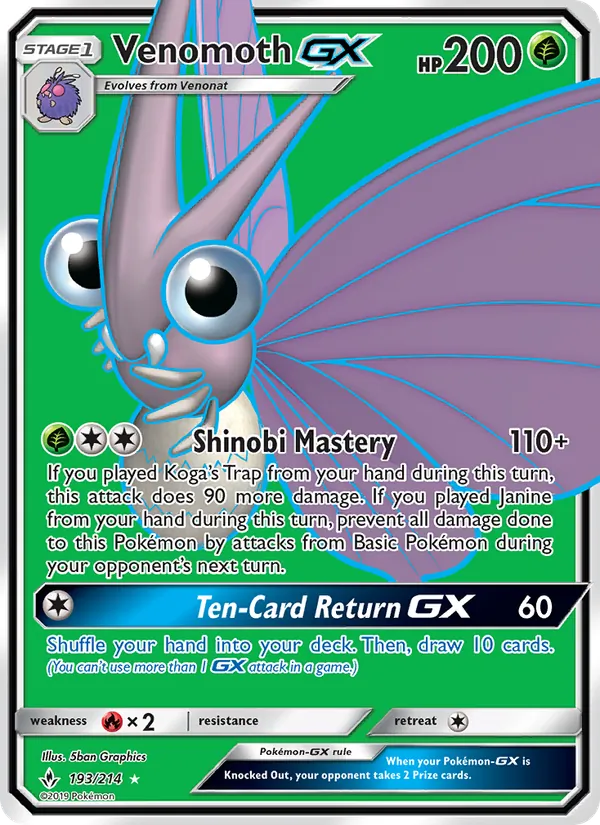 Venomoth GX 193/214