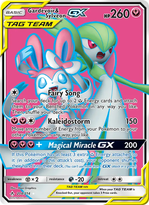 Gardevoir & Sylveon GX 204/214