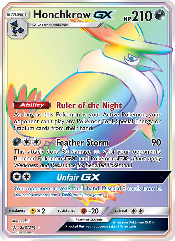 Honchkrow GX 223/214