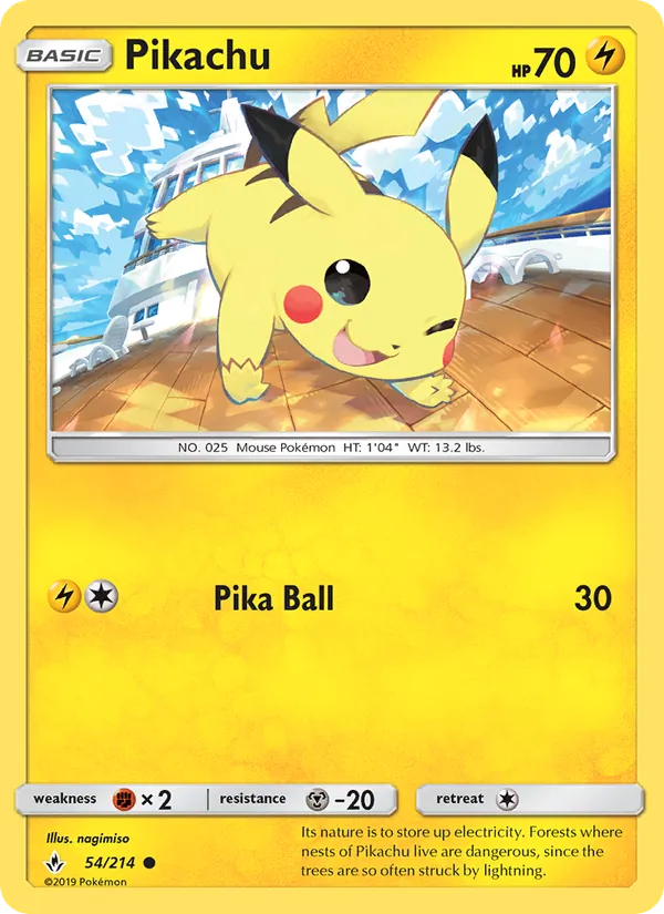Pikachu 54/214