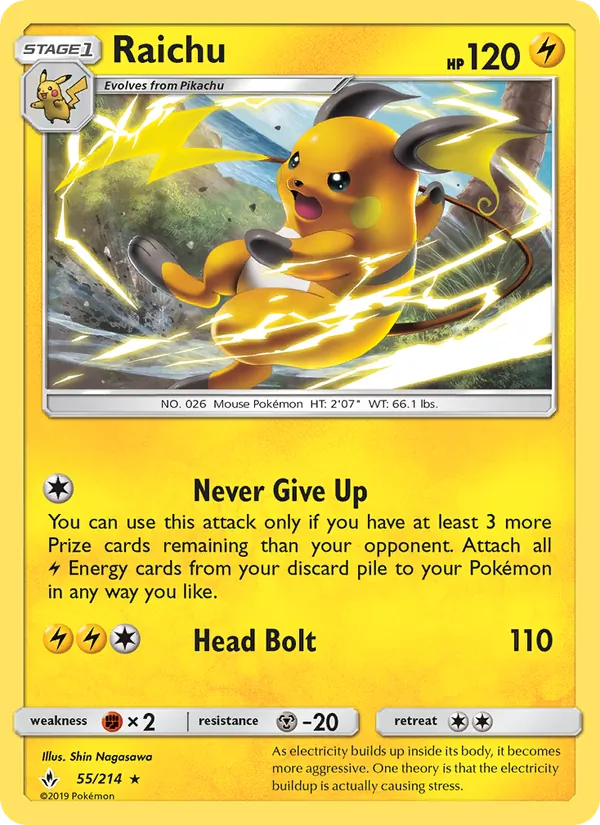 Raichu 55/214