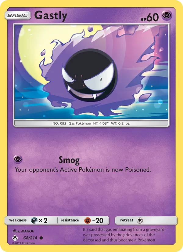 Gastly 68/214
