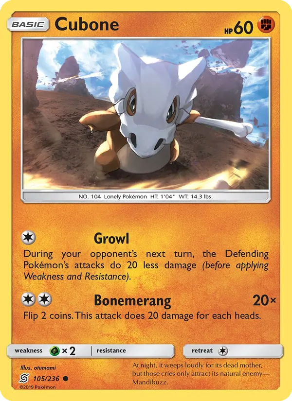Cubone 105/236