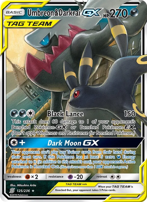 Umbreon & Darkrai GX 125/236