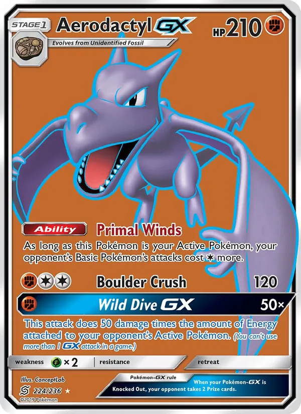 Aerodactyl GX 224/236