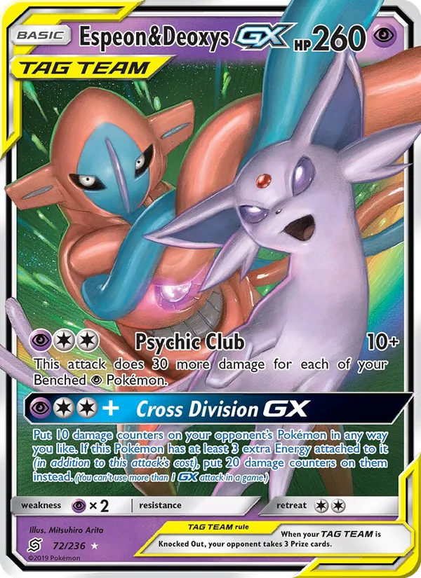Espeon & Deoxys GX 72/236
