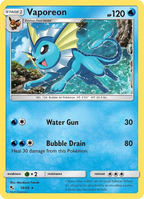 Vaporeon 18/68