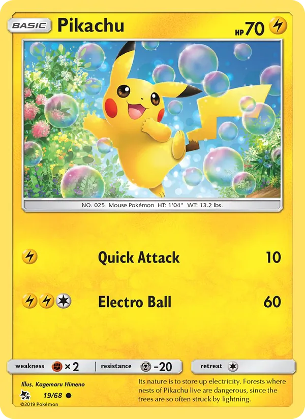Pikachu 19/68