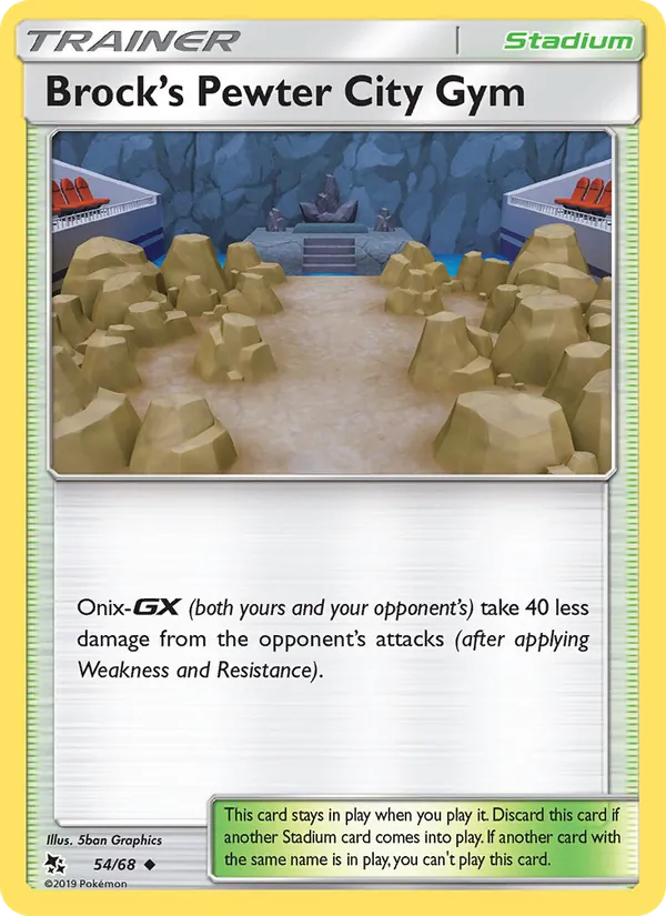 Brock’s Pewter City Gym 54/68