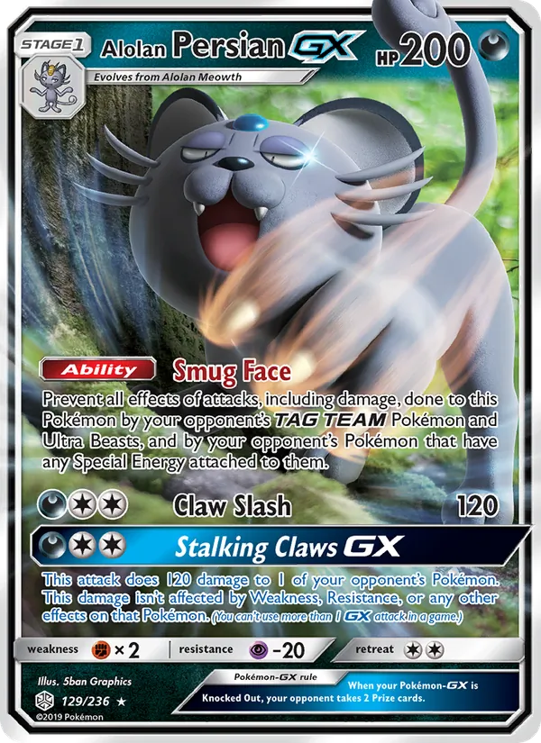 Alolan Persian GX 129/236