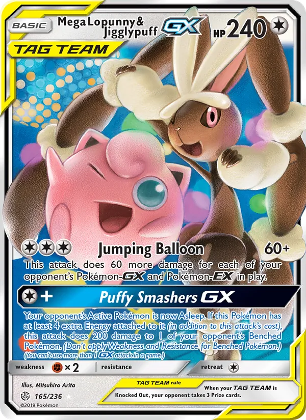 Mega Lopunny & Jigglypuff GX 165/236