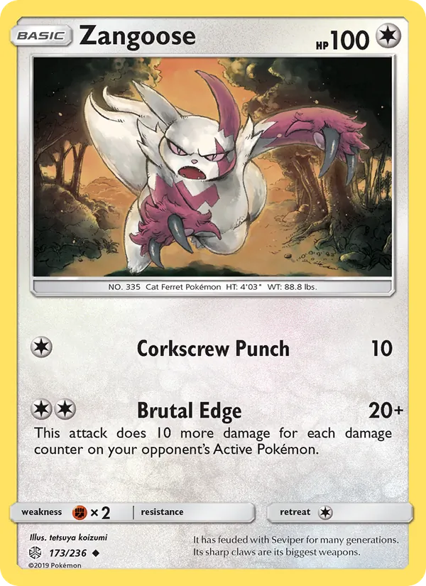 Zangoose 173/236