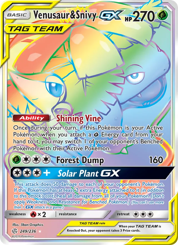 Venusaur & Snivy GX 249/236