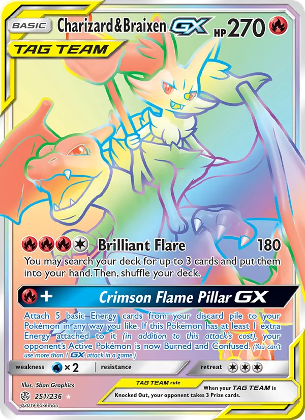 Charizard & Braixen GX 251/236