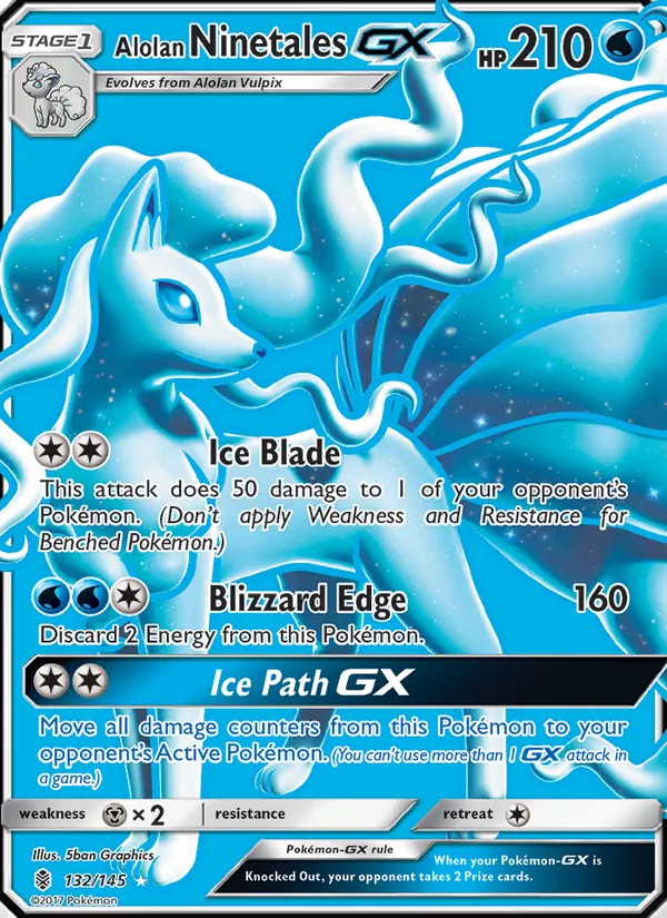 Alolan Ninetales GX 132/145