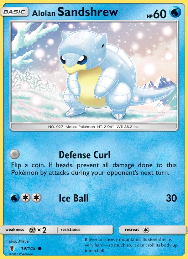 Alolan Sandshrew 19/145