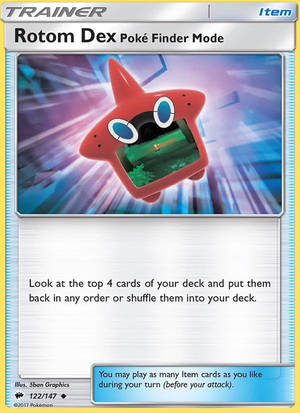 Rotom Dex—Poké Finder Mode 122/147