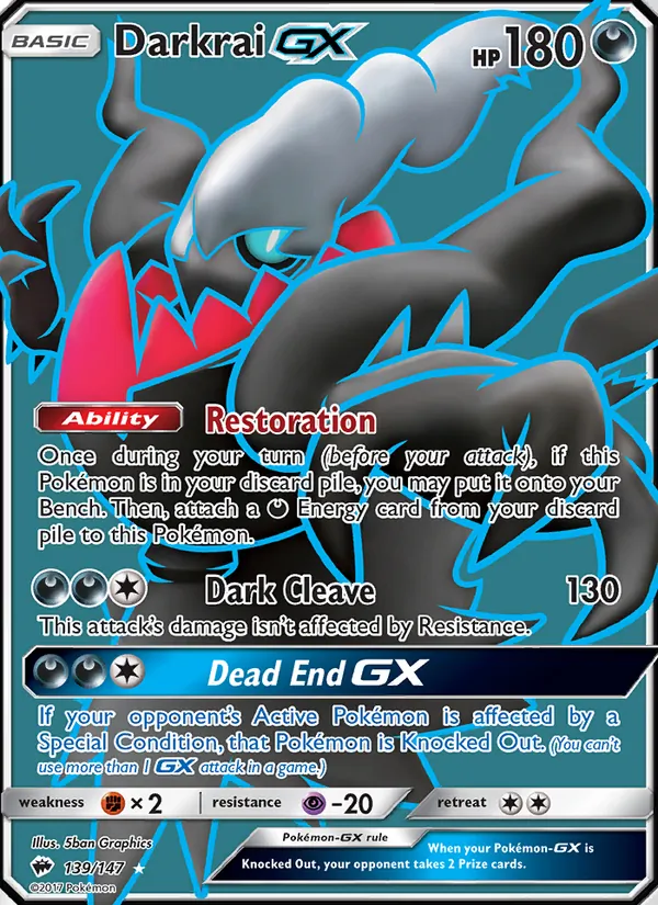 Darkrai GX 139/147