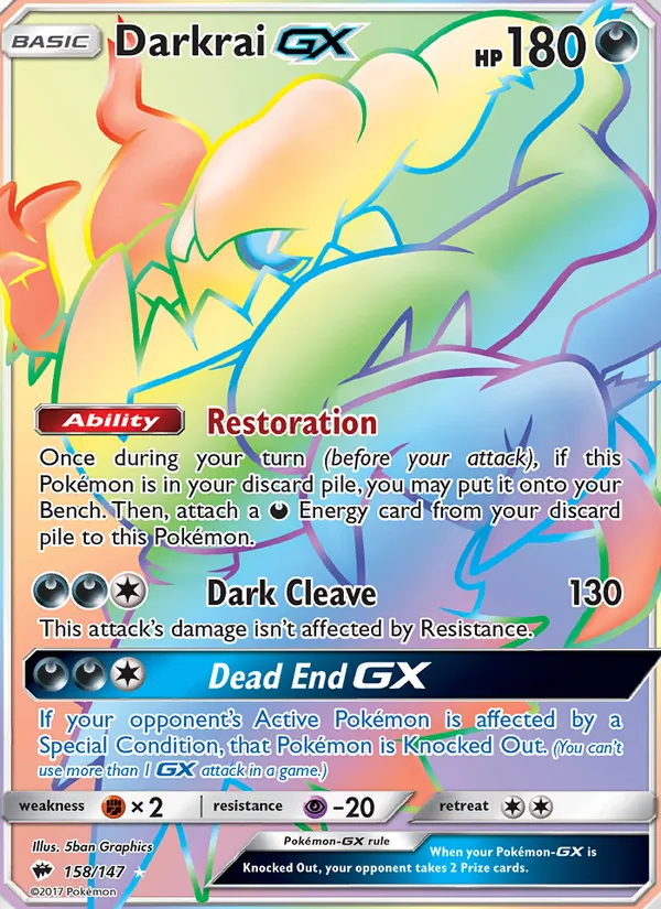 Darkrai GX 158/147