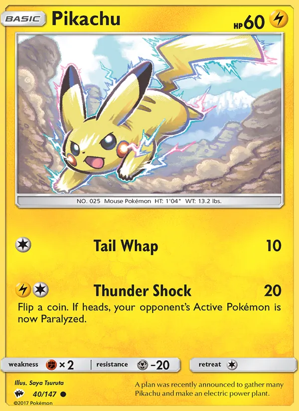 Pikachu 40/147