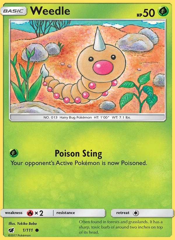 Weedle 1/111