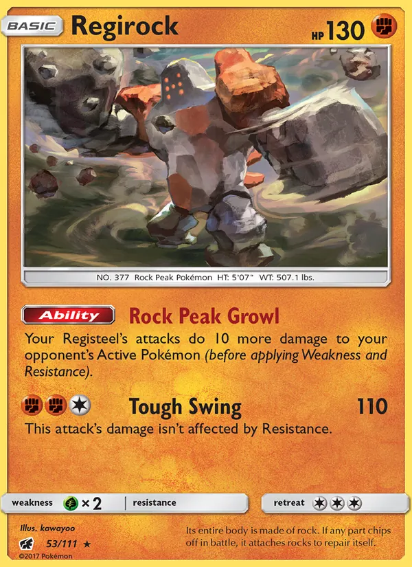 Regirock 53/111