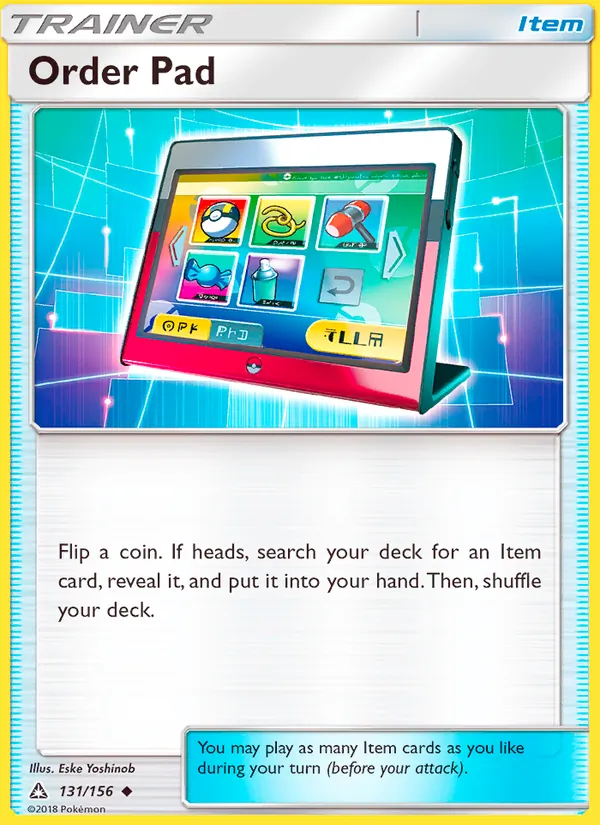 Order Pad 131/156