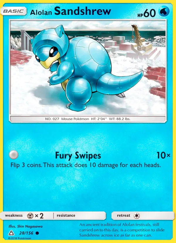 Alolan Sandshrew 28/156