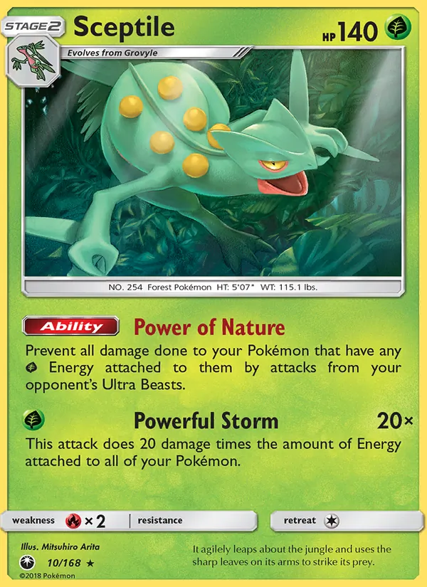 Sceptile 10/168