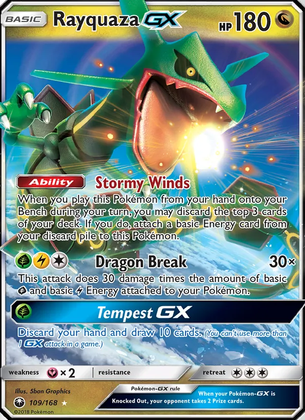 Rayquaza GX 109/168