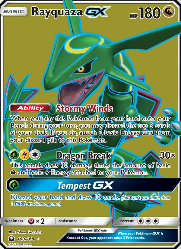 Rayquaza GX 160/168
