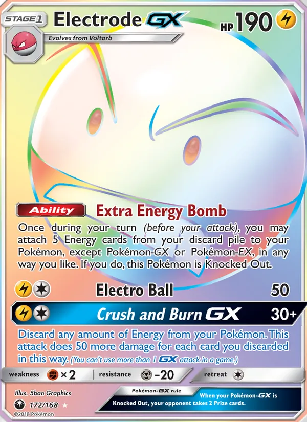 Electrode GX 172/168