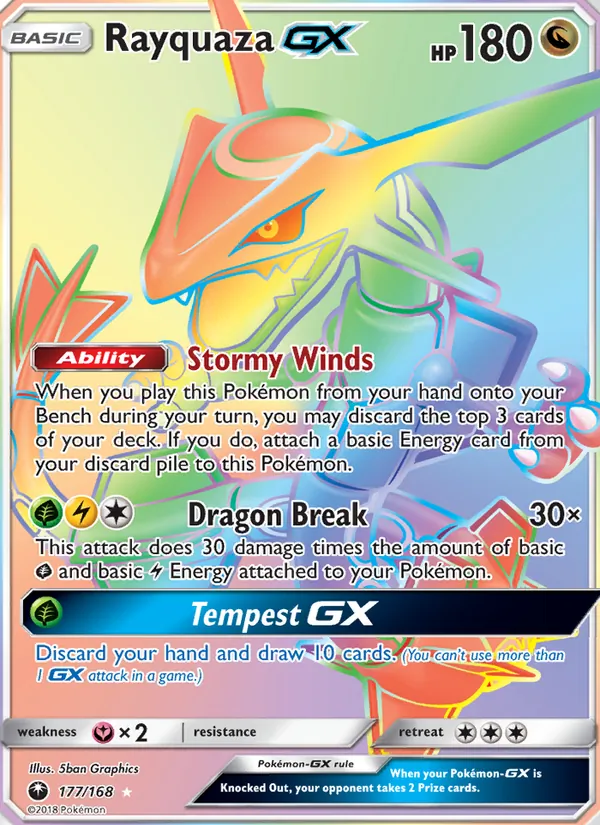 Rayquaza GX 177/168