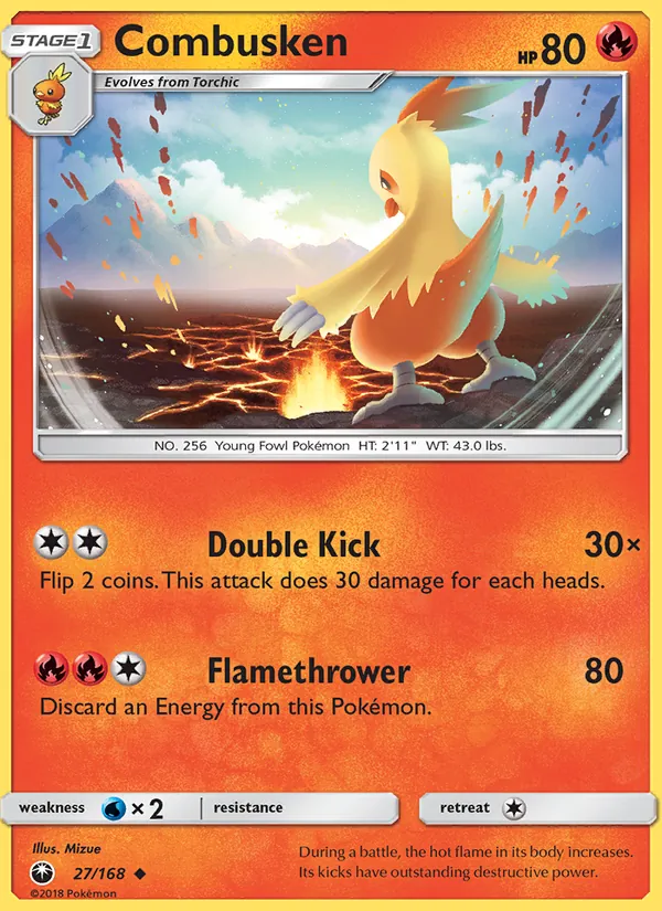 Combusken 27/168