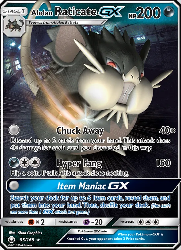 Alolan Raticate GX 85/168