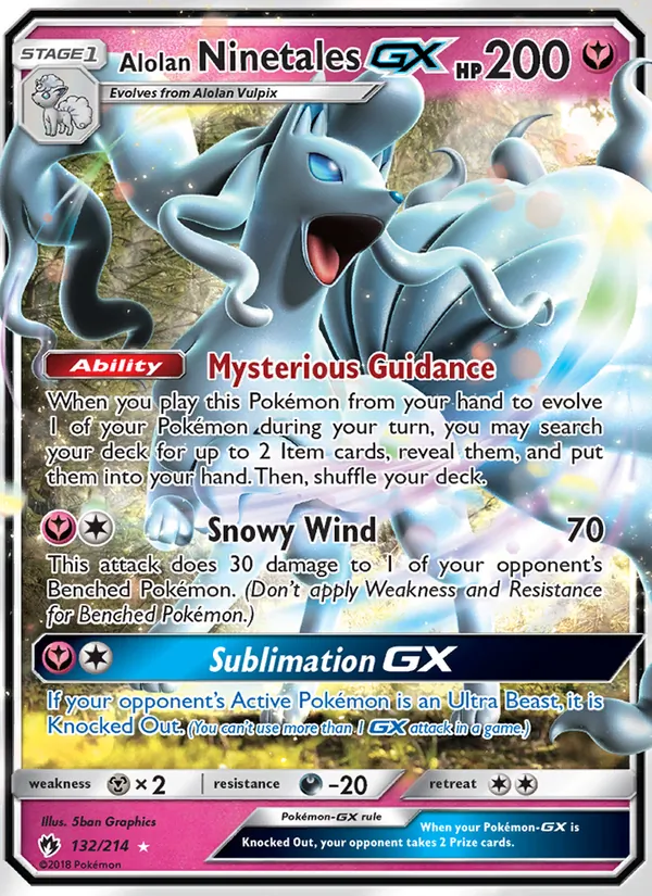 Alolan Ninetales GX 132/214