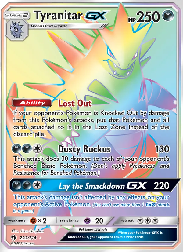 Tyranitar GX 223/214