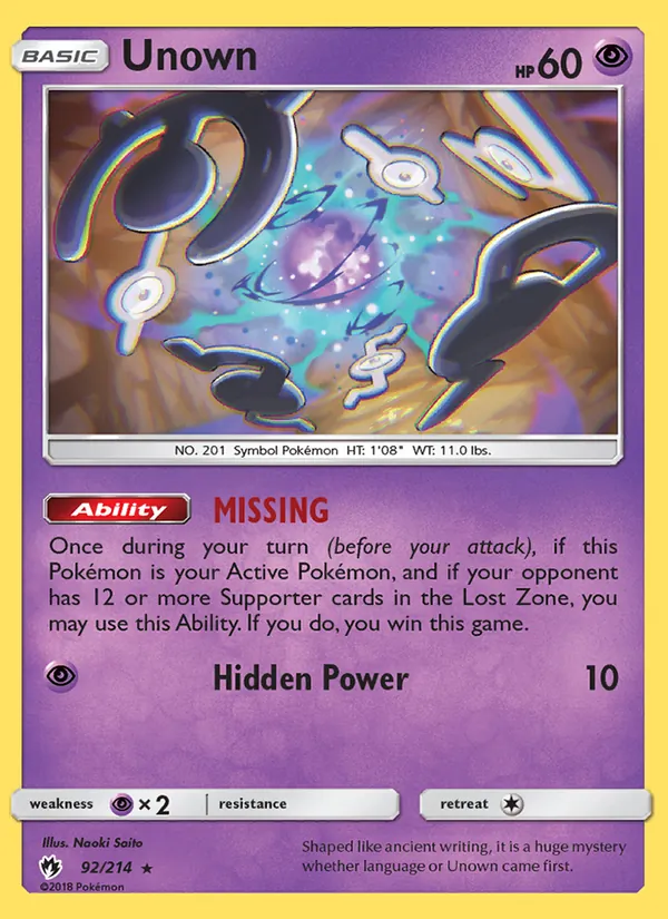 Unown 92/214