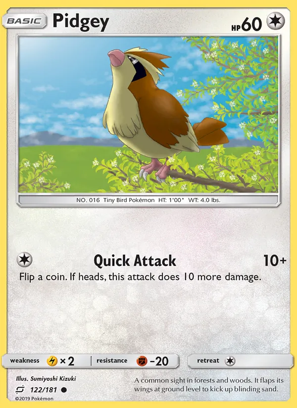 Pidgey 122/181