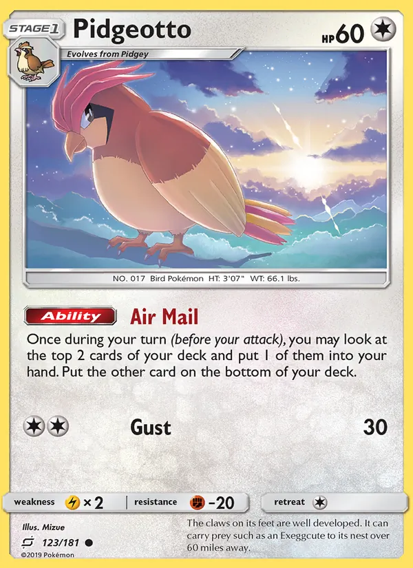 Pidgeotto 123/181