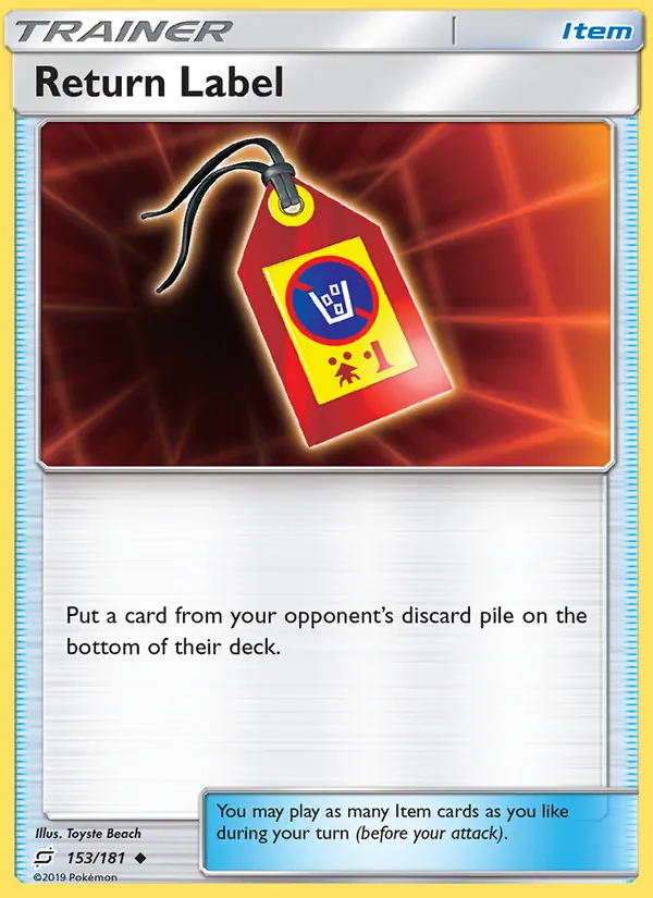 Return Label 153/181