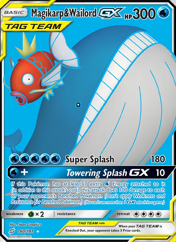 Magikarp & Wailord GX 160/181